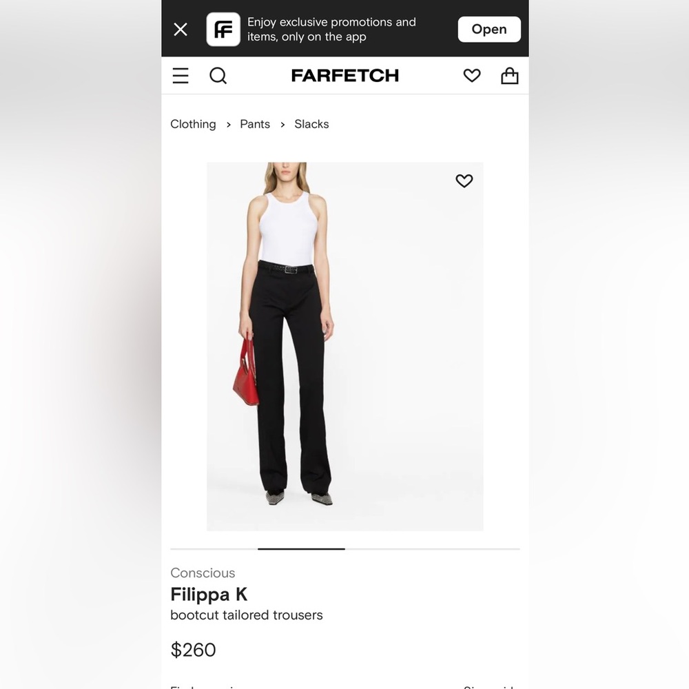 Fillipa K Bootcut Trouser